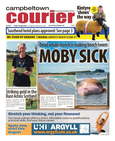 Campbeltown Courier issue Friday, August 14, 2026