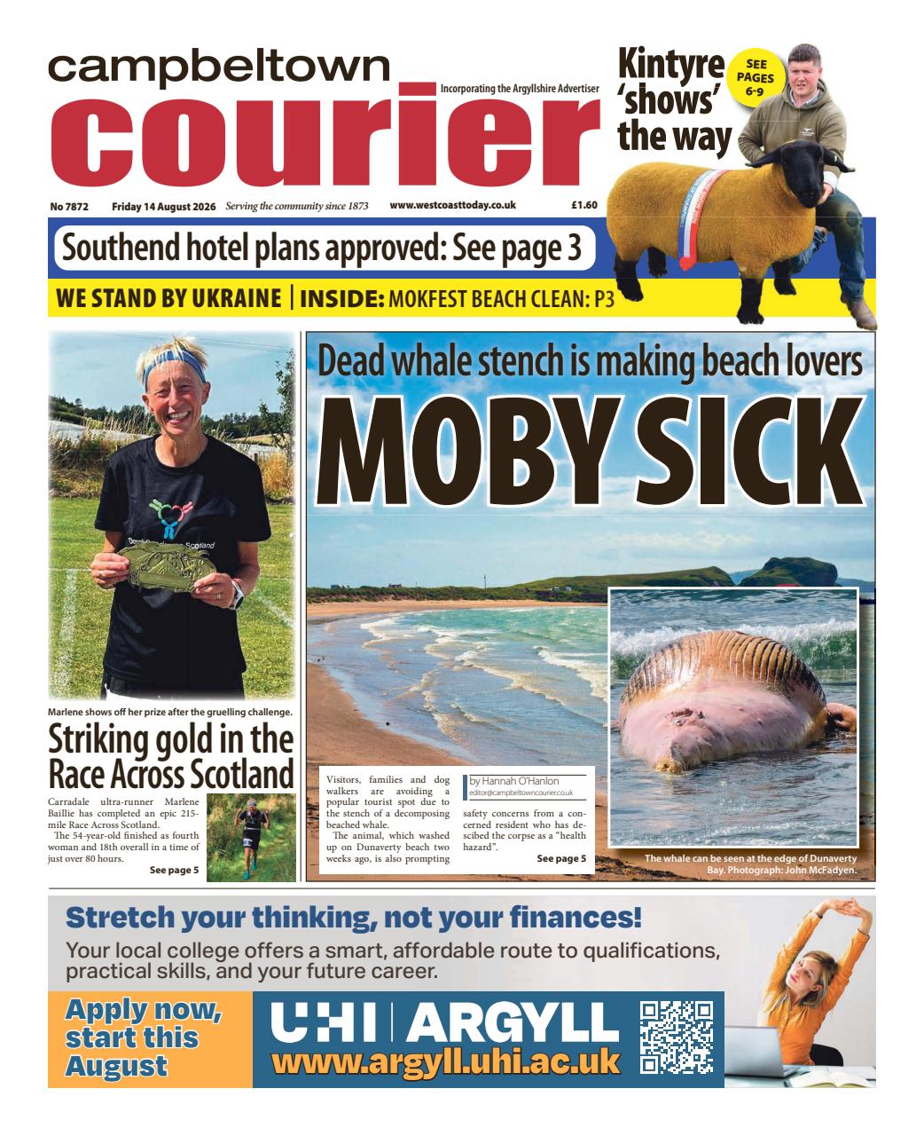 Campbeltown Courier Preview Pages