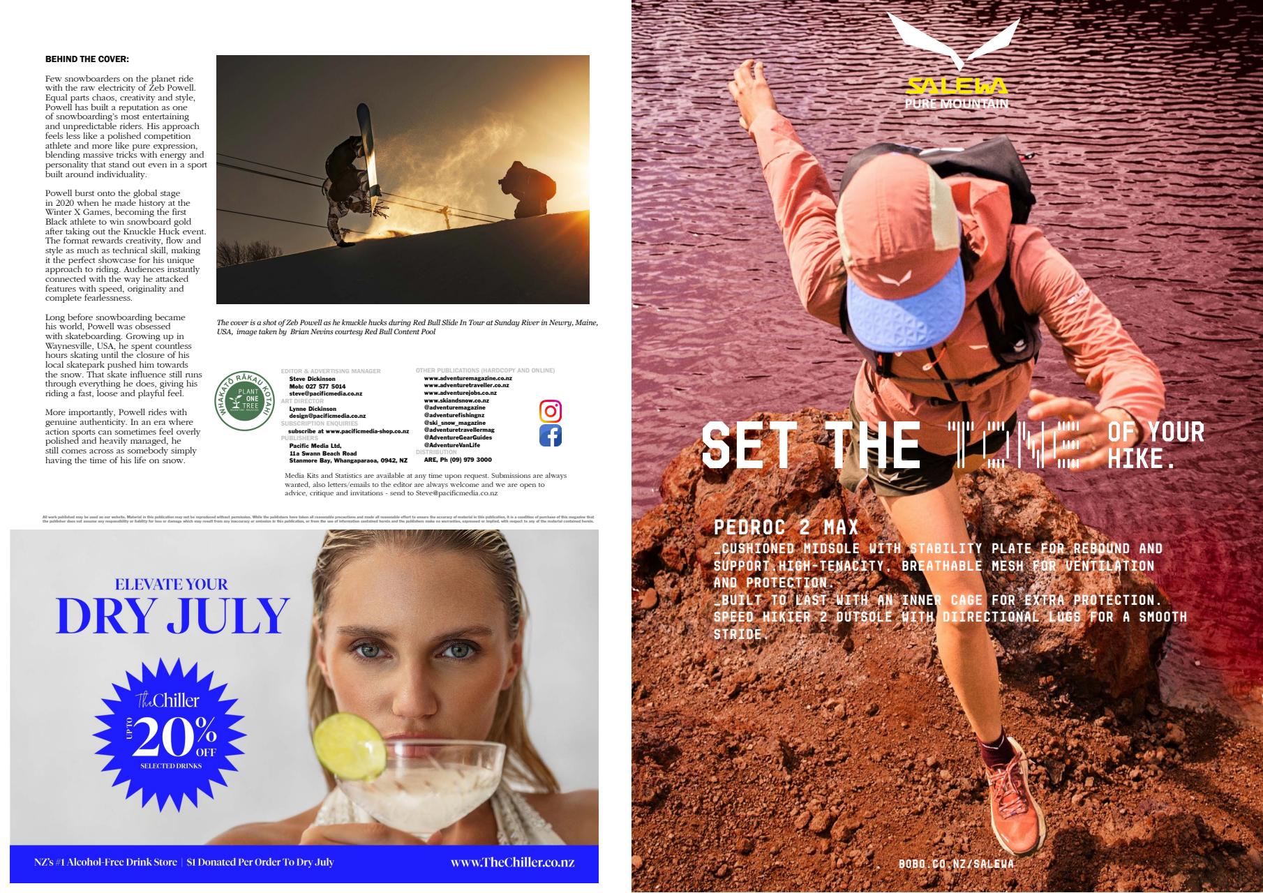 Adventure Magazine Preview Pages