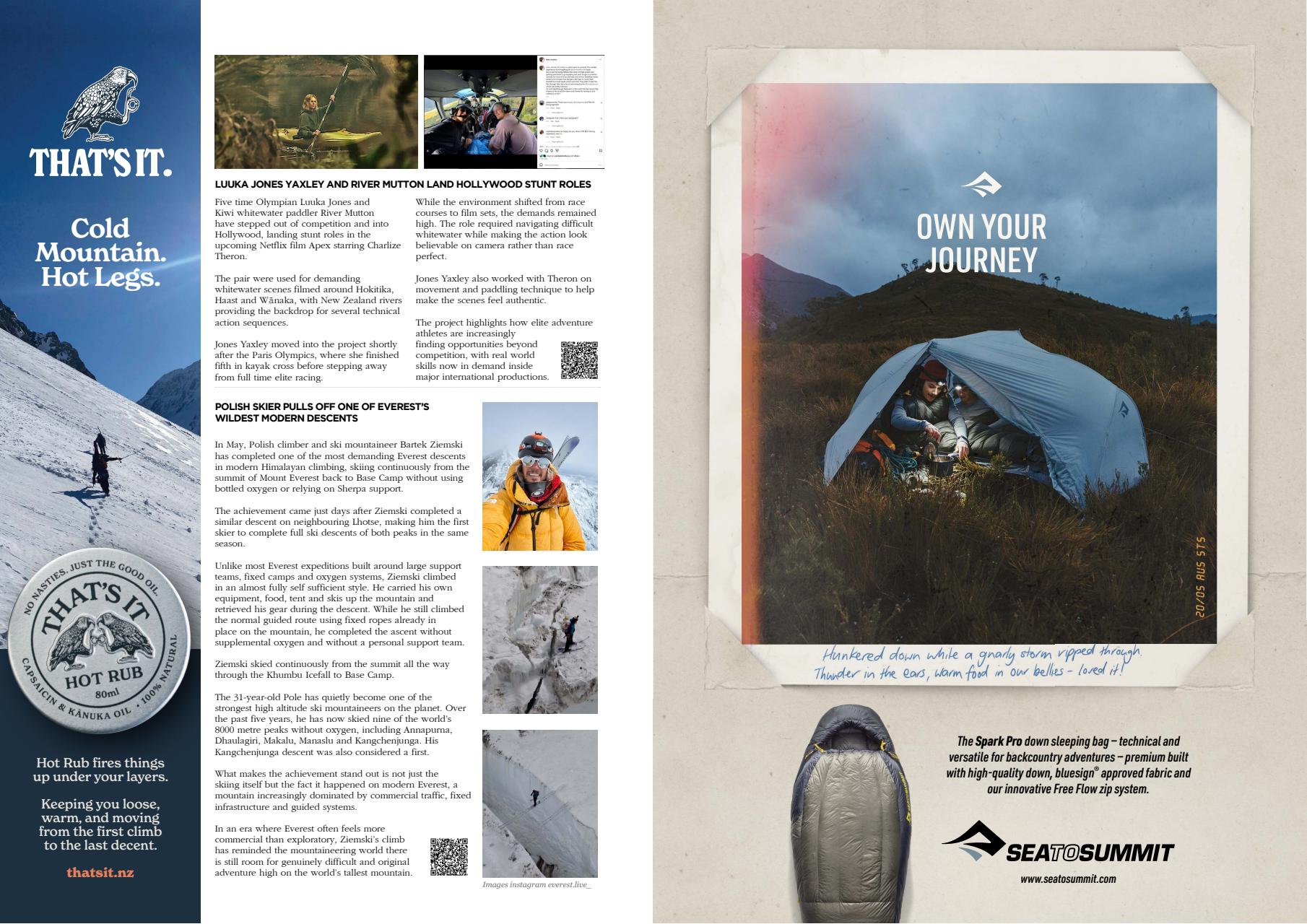 Adventure Magazine Preview Pages