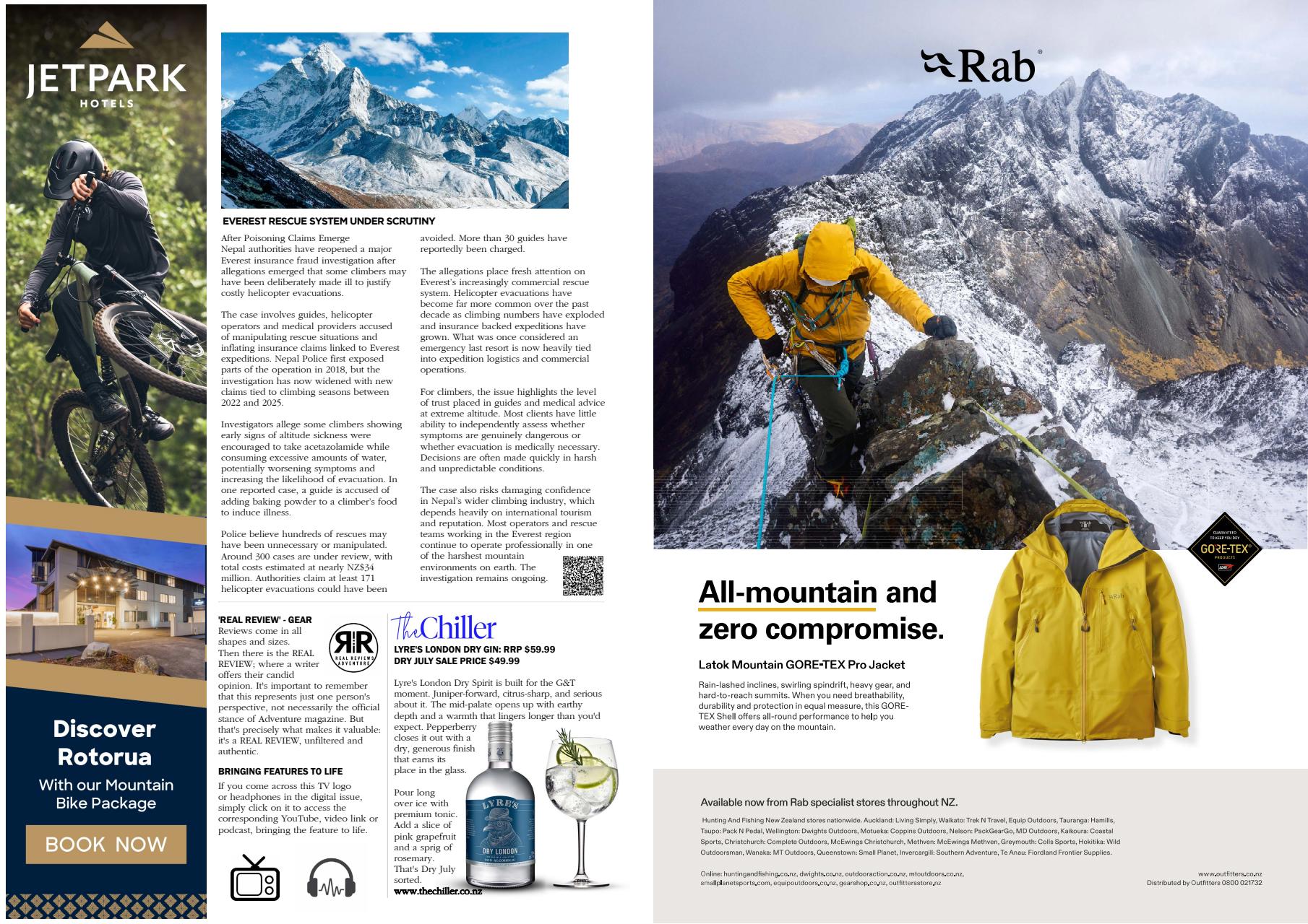 Adventure Magazine Preview Pages
