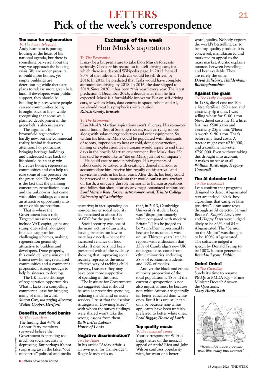The Week Preview Pages
