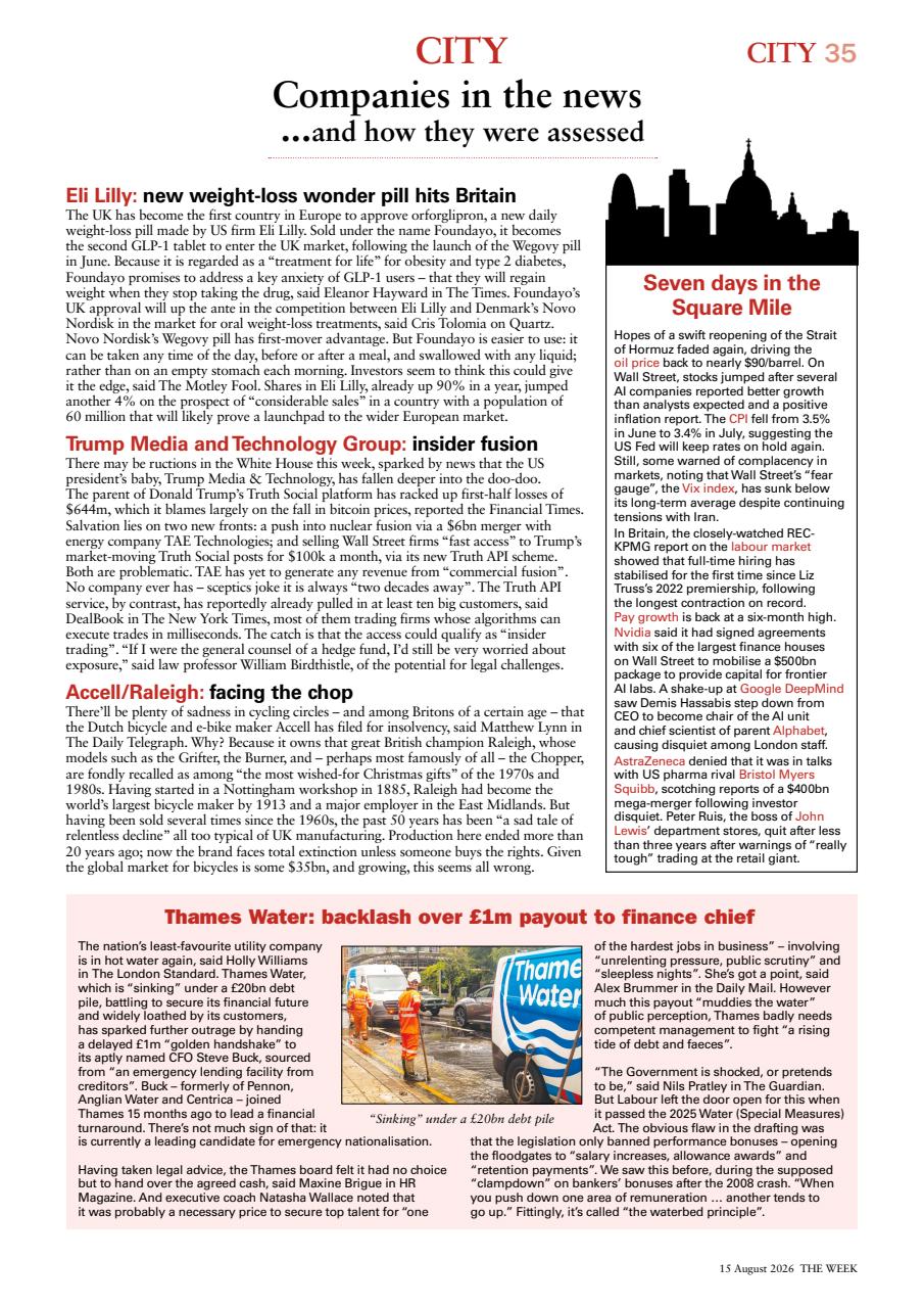 The Week Preview Pages