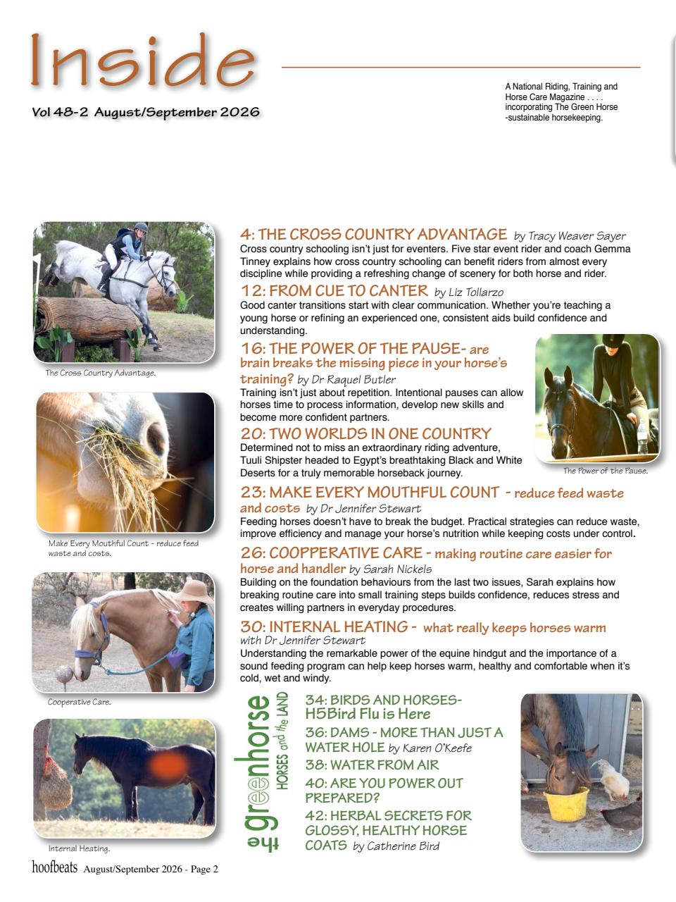 Hoofbeats Preview Pages