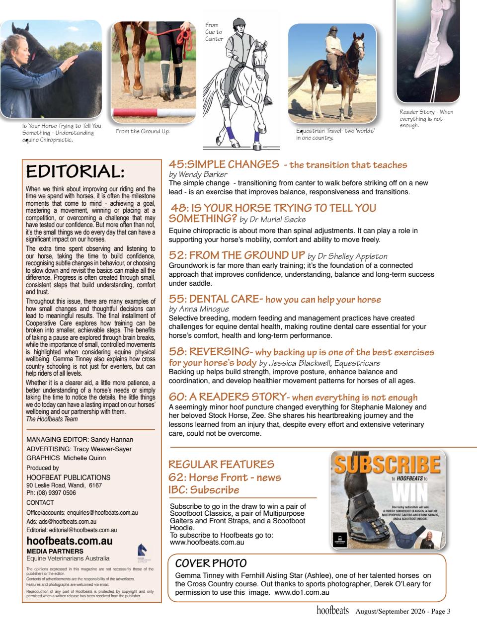 Hoofbeats Preview Pages