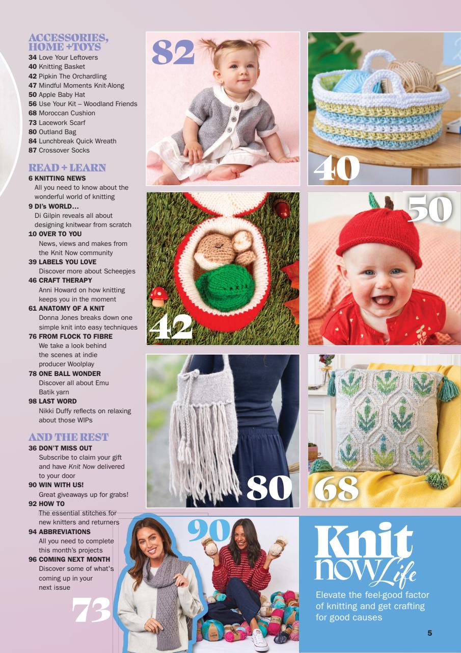 Knit Now Preview Pages