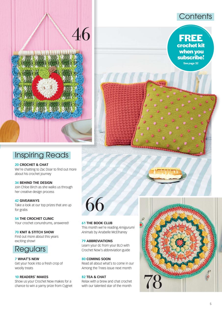 Crochet Now Magazine Preview Pages