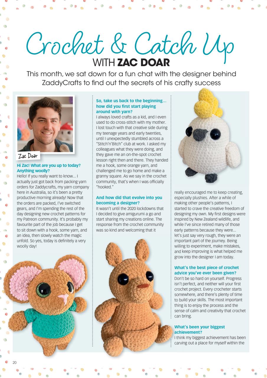 Crochet Now Magazine Preview Pages