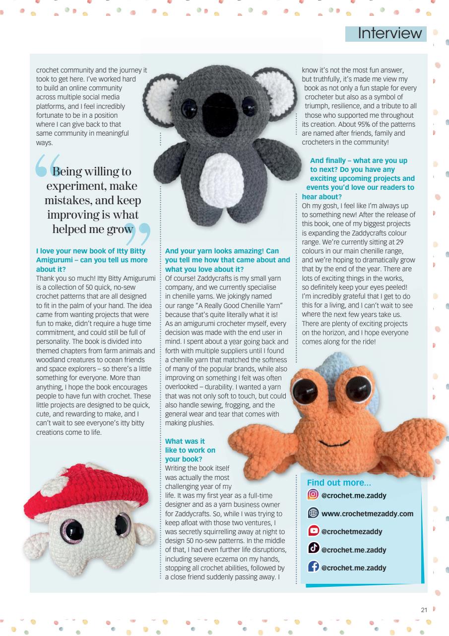 Crochet Now Magazine Preview Pages