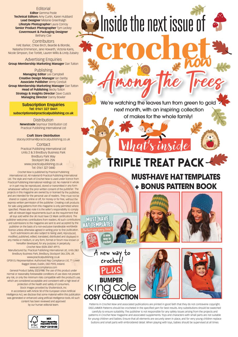 Crochet Now Magazine Preview Pages