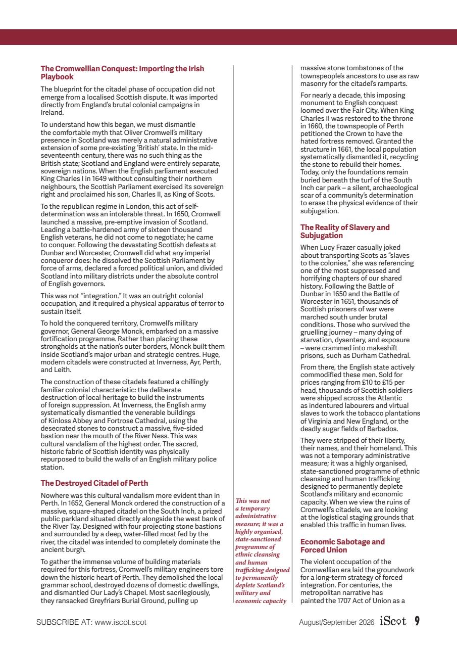 iScot Magazine Preview Pages