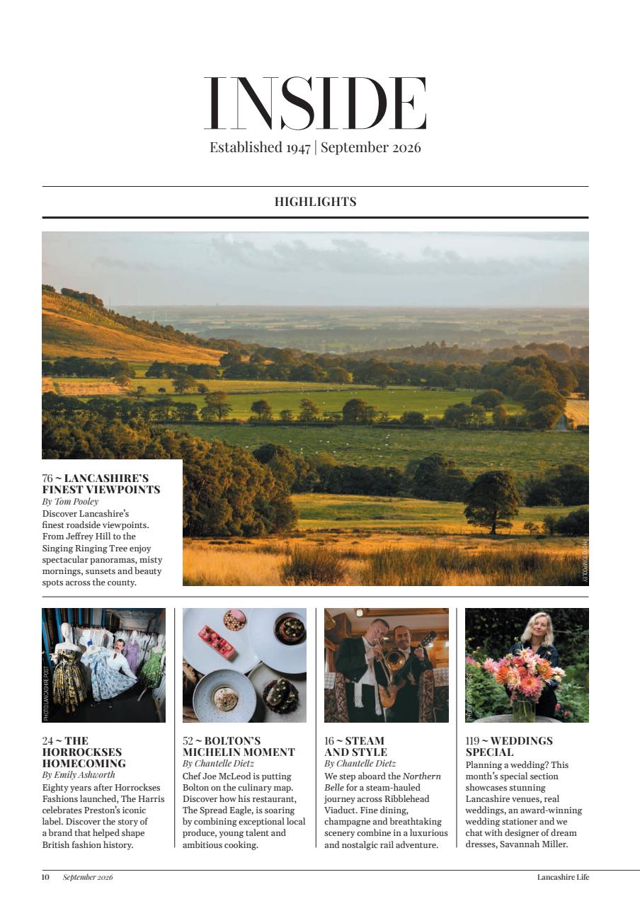 Lancashire Life Preview Pages