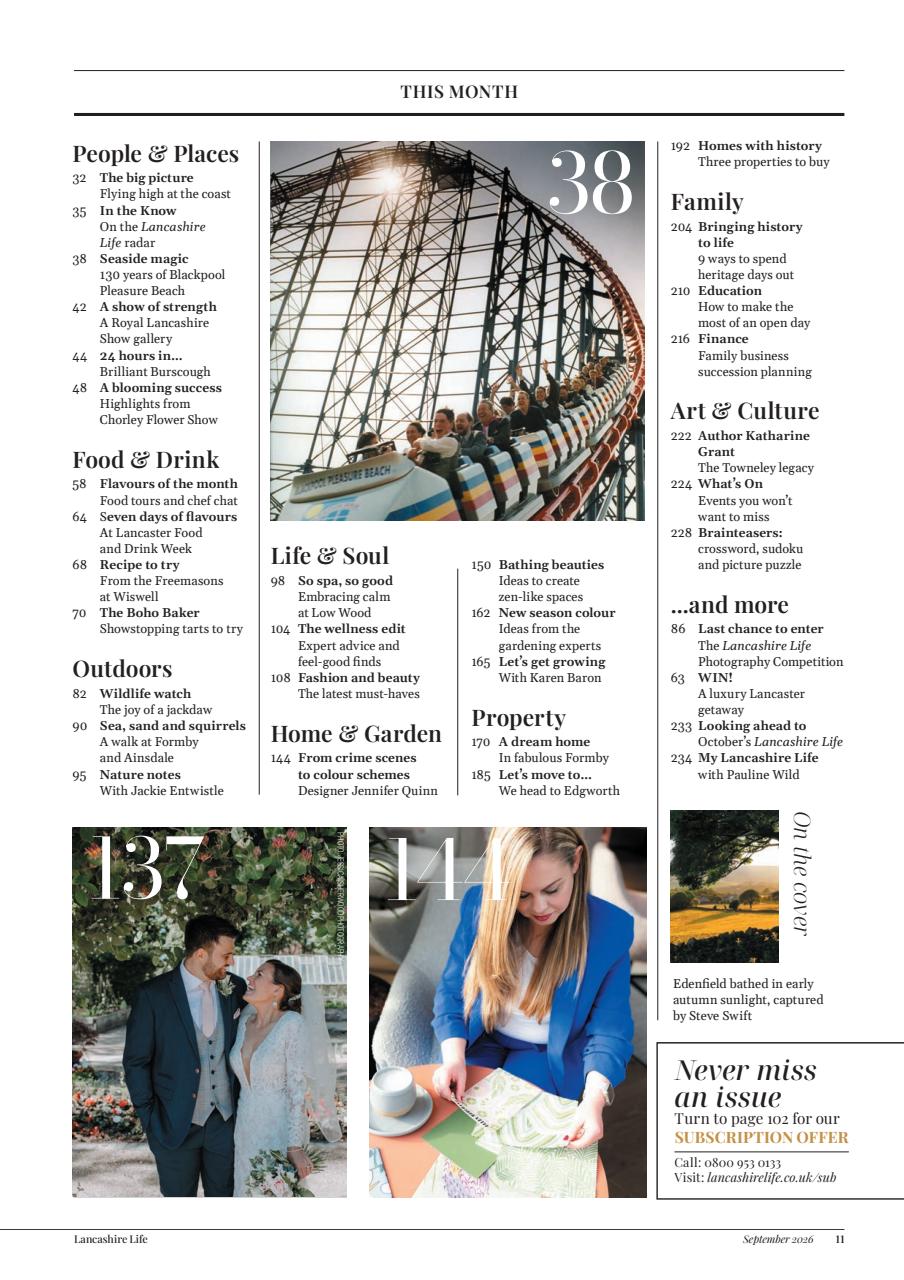 Lancashire Life Preview Pages