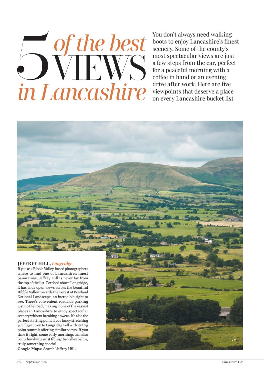 Lancashire Life Preview Pages