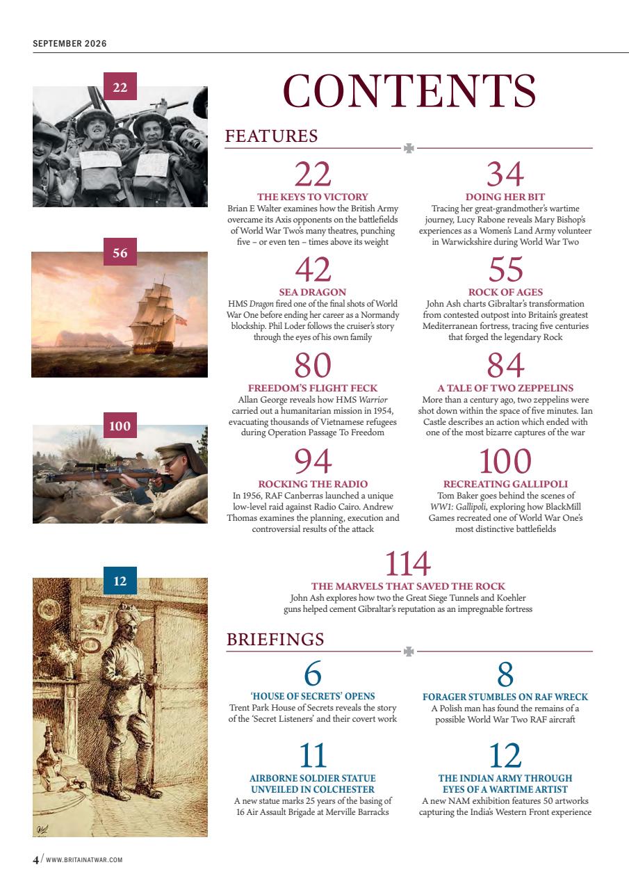 Britain at War Magazine Preview Pages