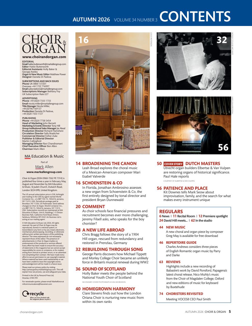 Choir & Organ Preview Pages