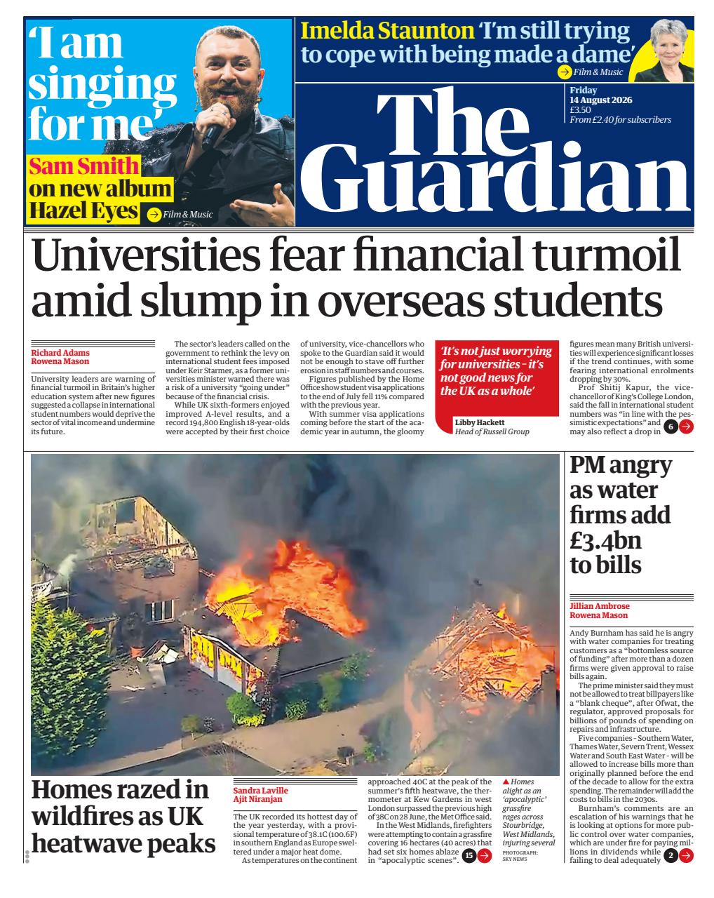 The Guardian Newspaper Preview Pages
