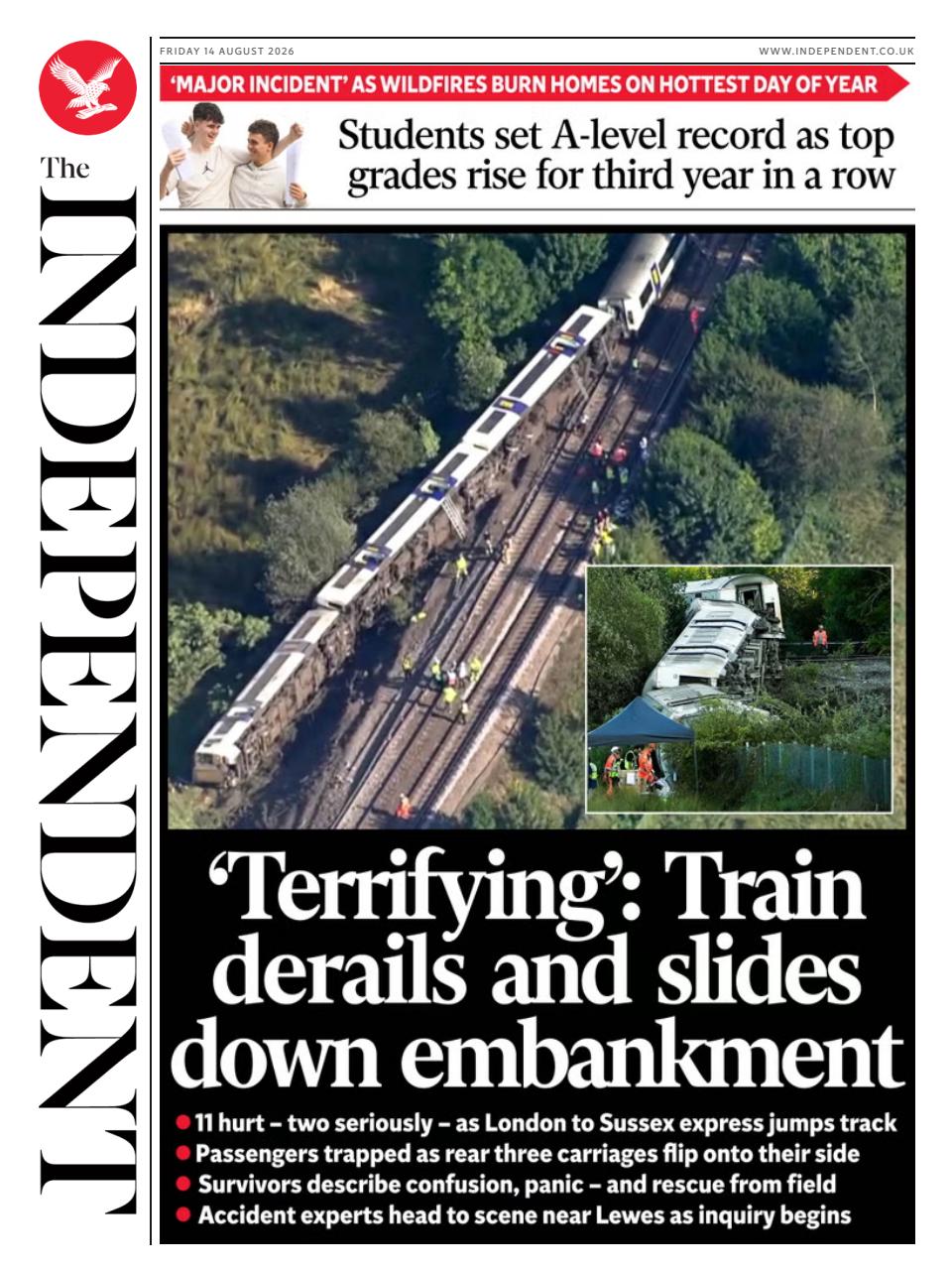The Independent Daily Edition Newspaper Preview Pages