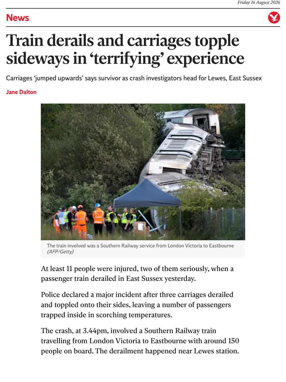 The Independent Daily Edition Newspaper Preview Pages