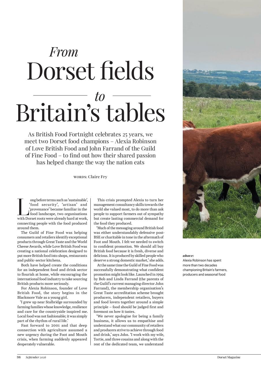 Dorset Magazine Preview Pages