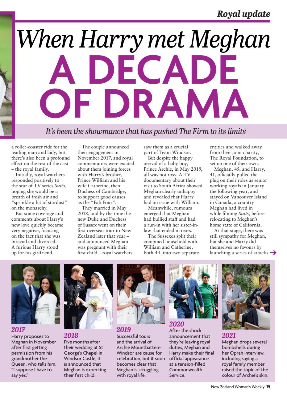 NZ Woman's Weekly Preview Pages