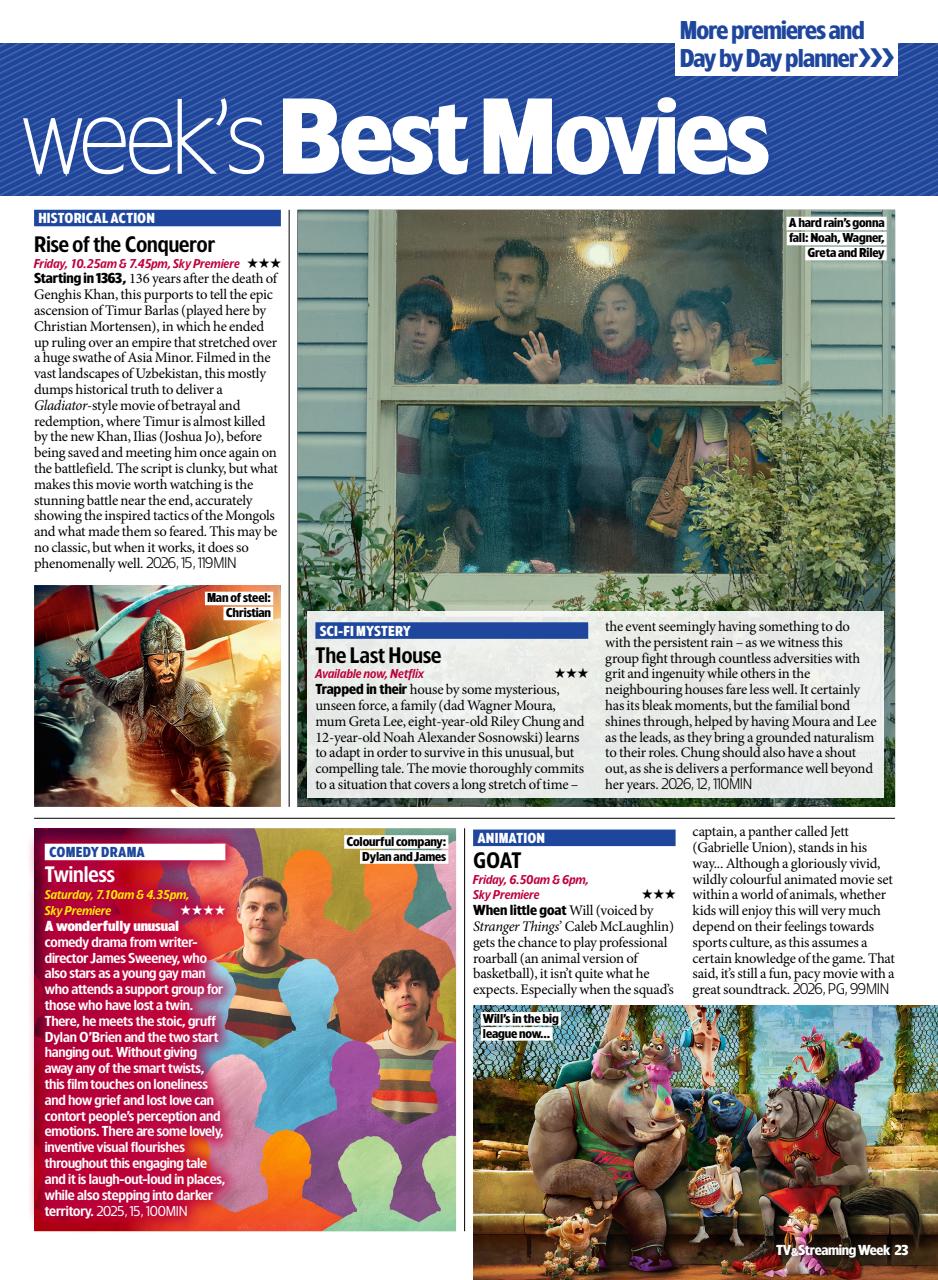 TV & Satellite Week Preview Pages