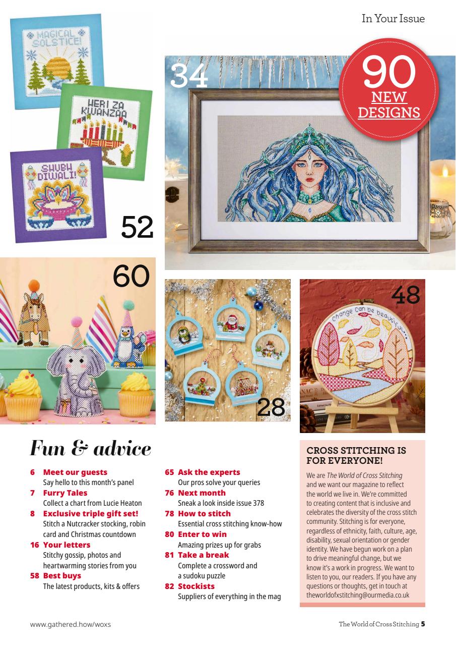 The World of Cross Stitching Preview Pages