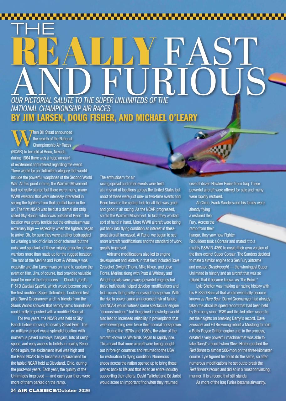 Air Classics - Where History Flies Preview Pages