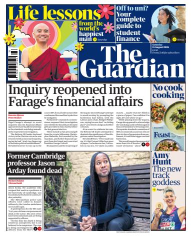 The Guardian Newspaper issue Saturday, 15 August 2026