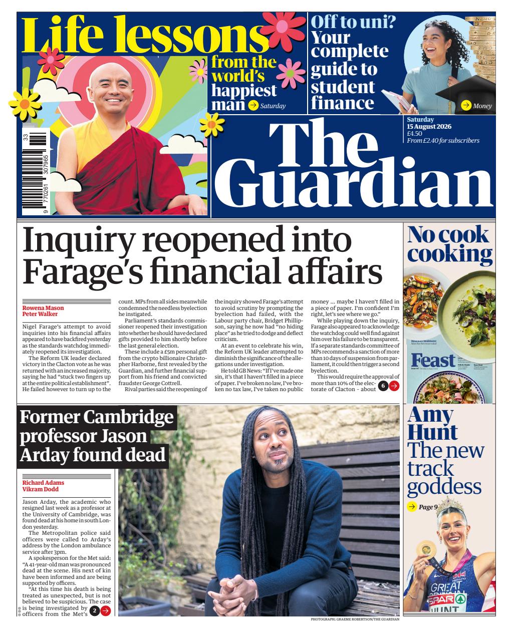 The Guardian Newspaper Preview Pages