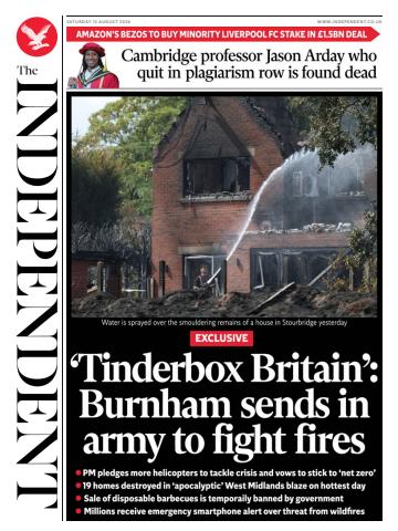 Saturday, 15 August 2026 issue Saturday, 15 August 2026