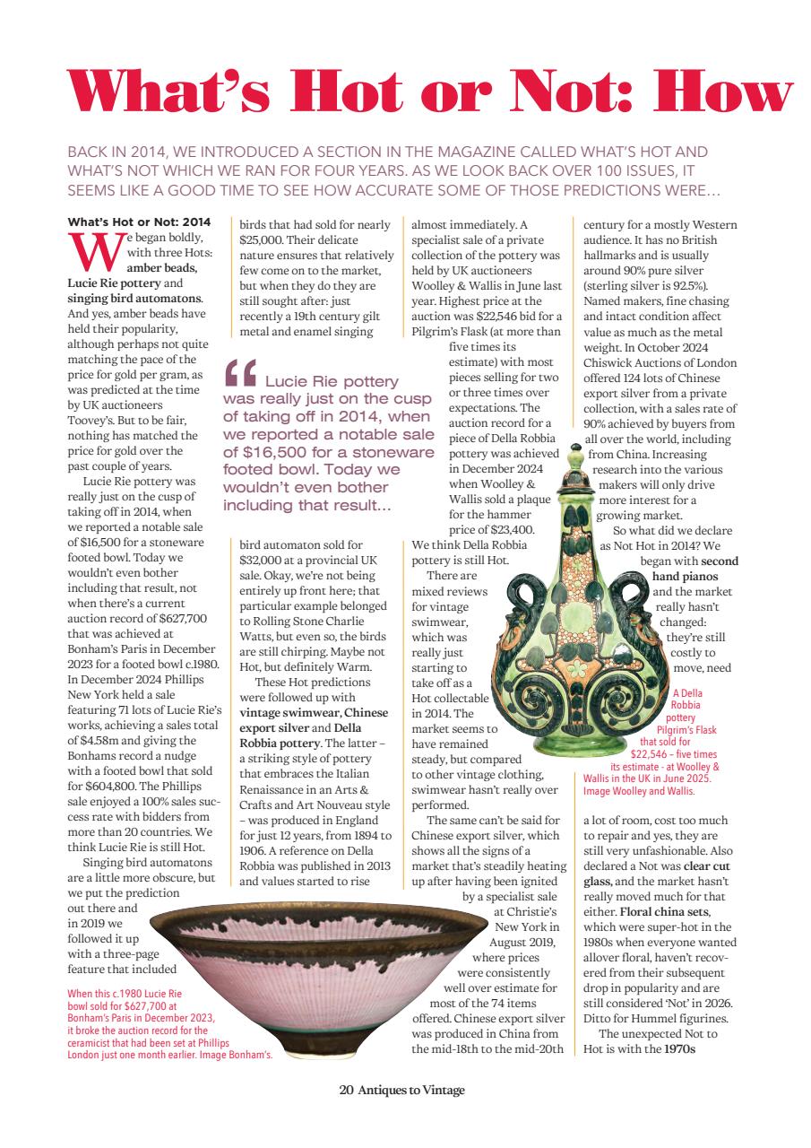 Antiques to Vintage Preview Pages