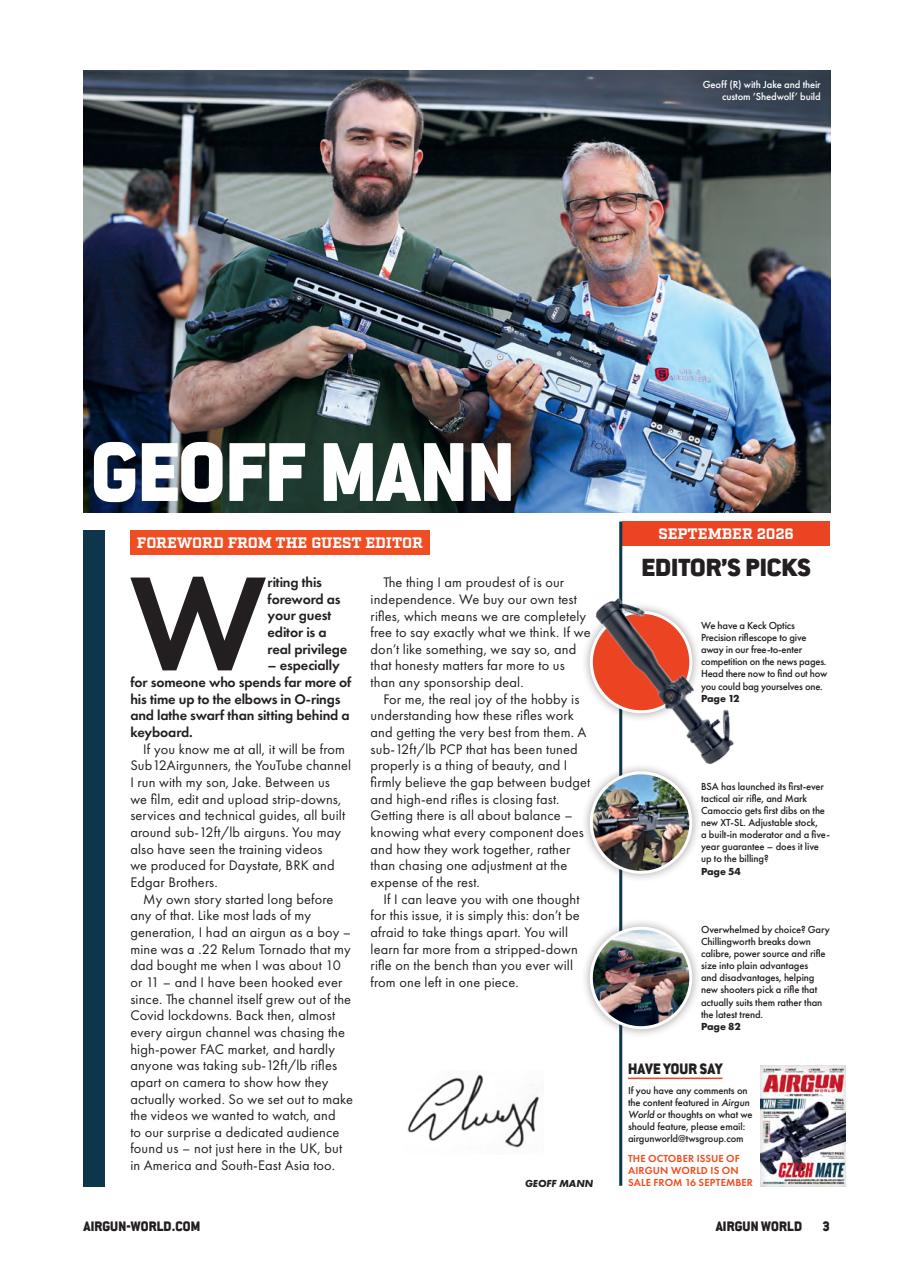 Airgun World Preview Pages
