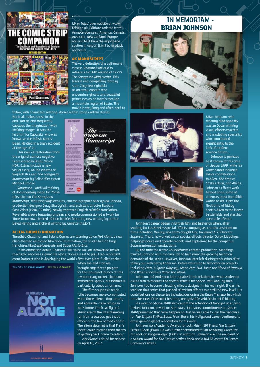 Infinity Magazine Preview Pages