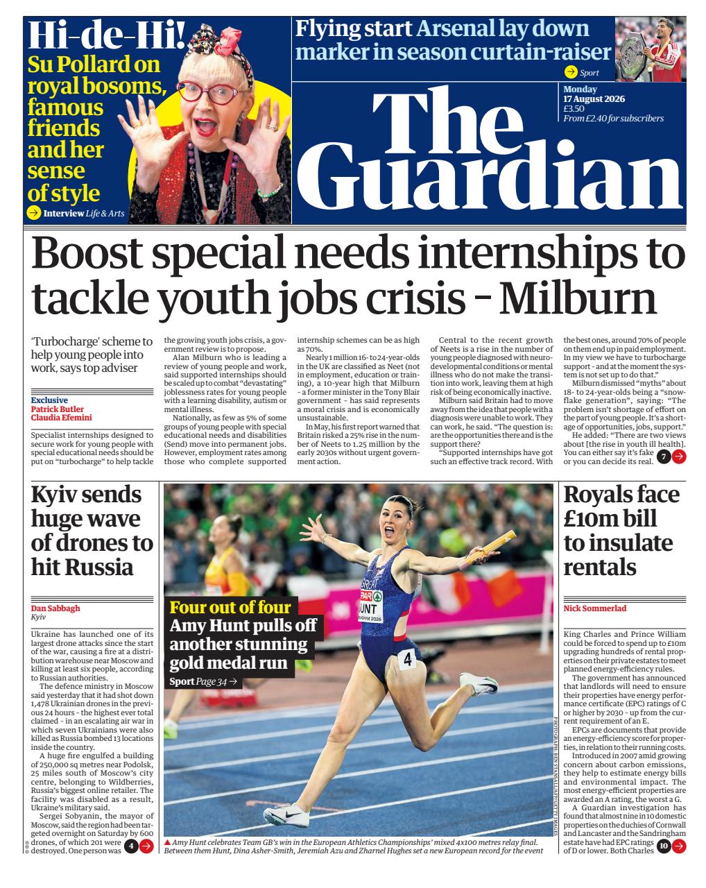 The Guardian Newspaper Preview Pages