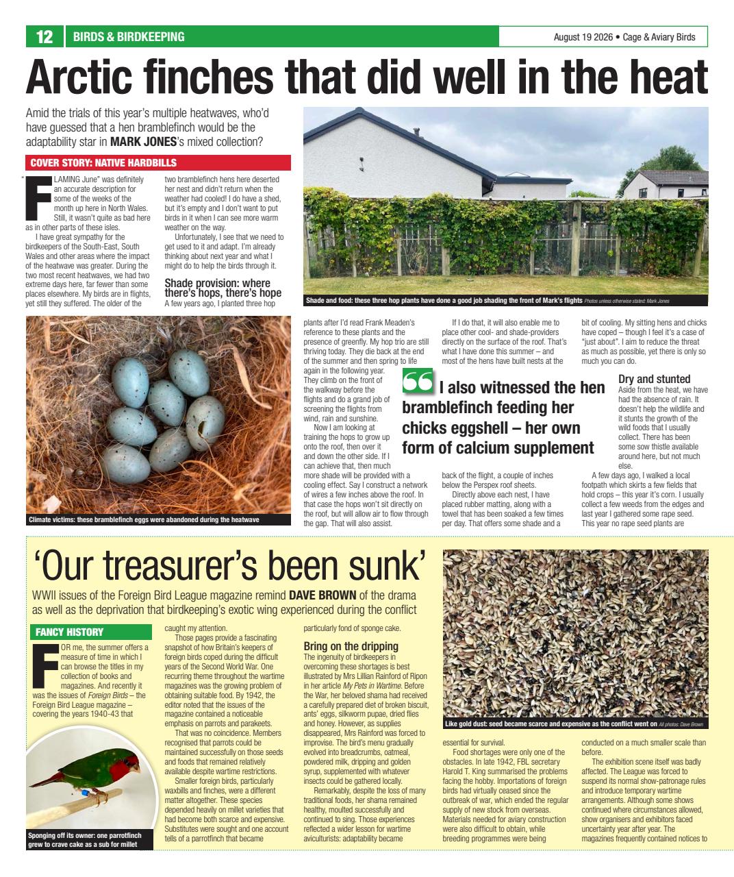 Cage & Aviary Birds Preview Pages