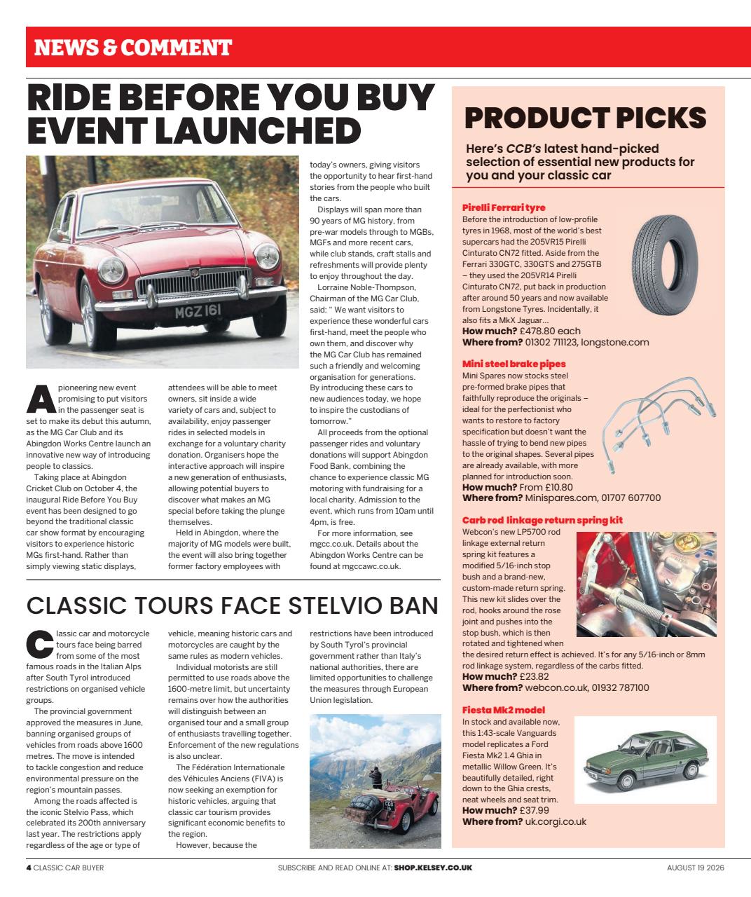 Classic Car Buyer Preview Pages