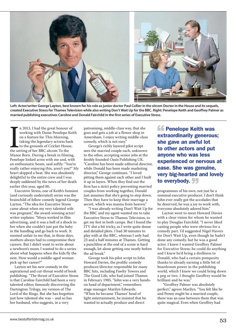 Best of British Preview Pages