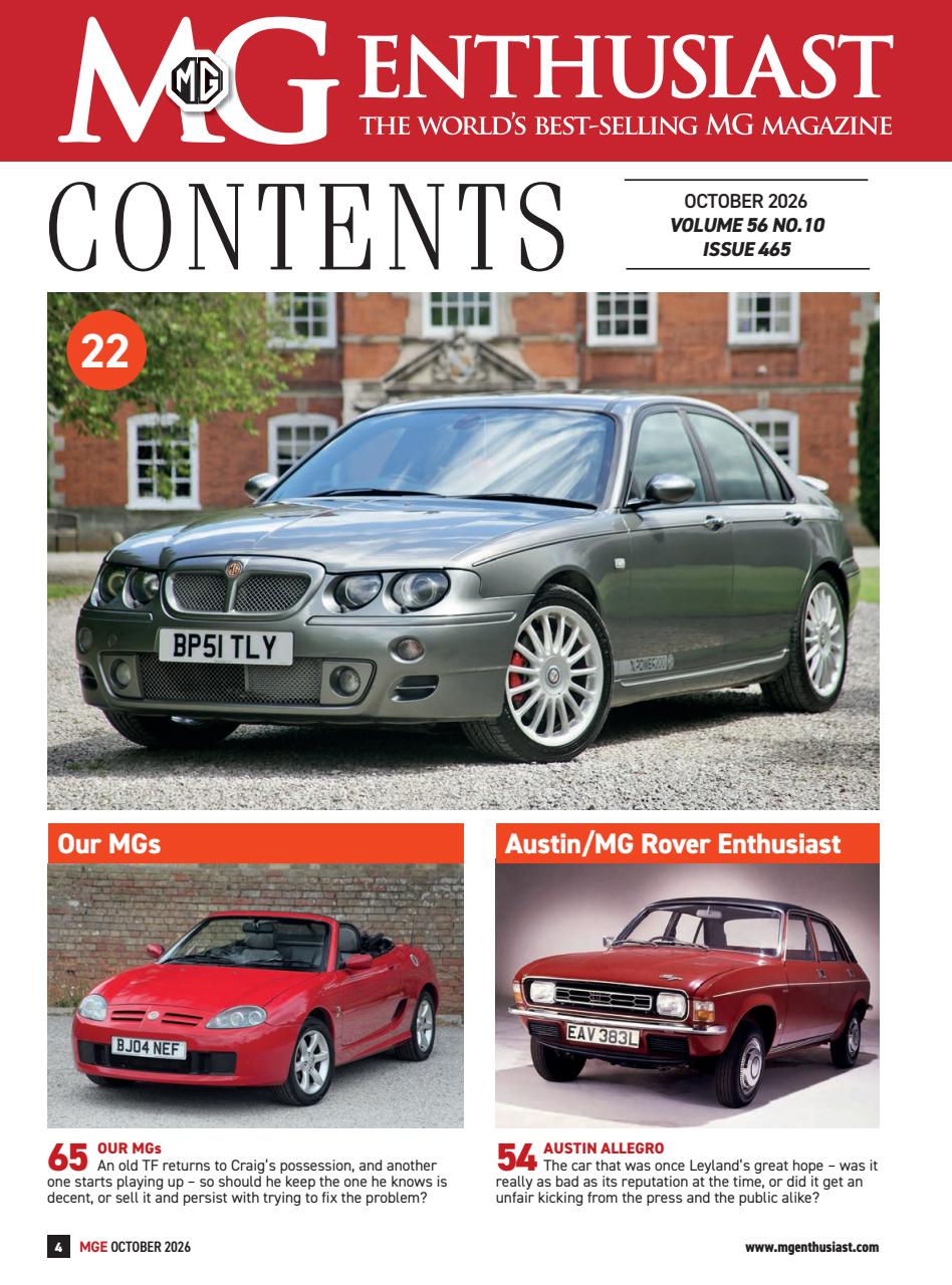 MG Enthusiast Preview Pages