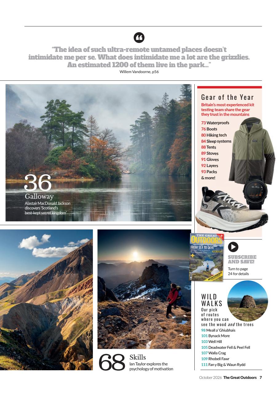 TGO - The Great Outdoors Magazine Preview Pages