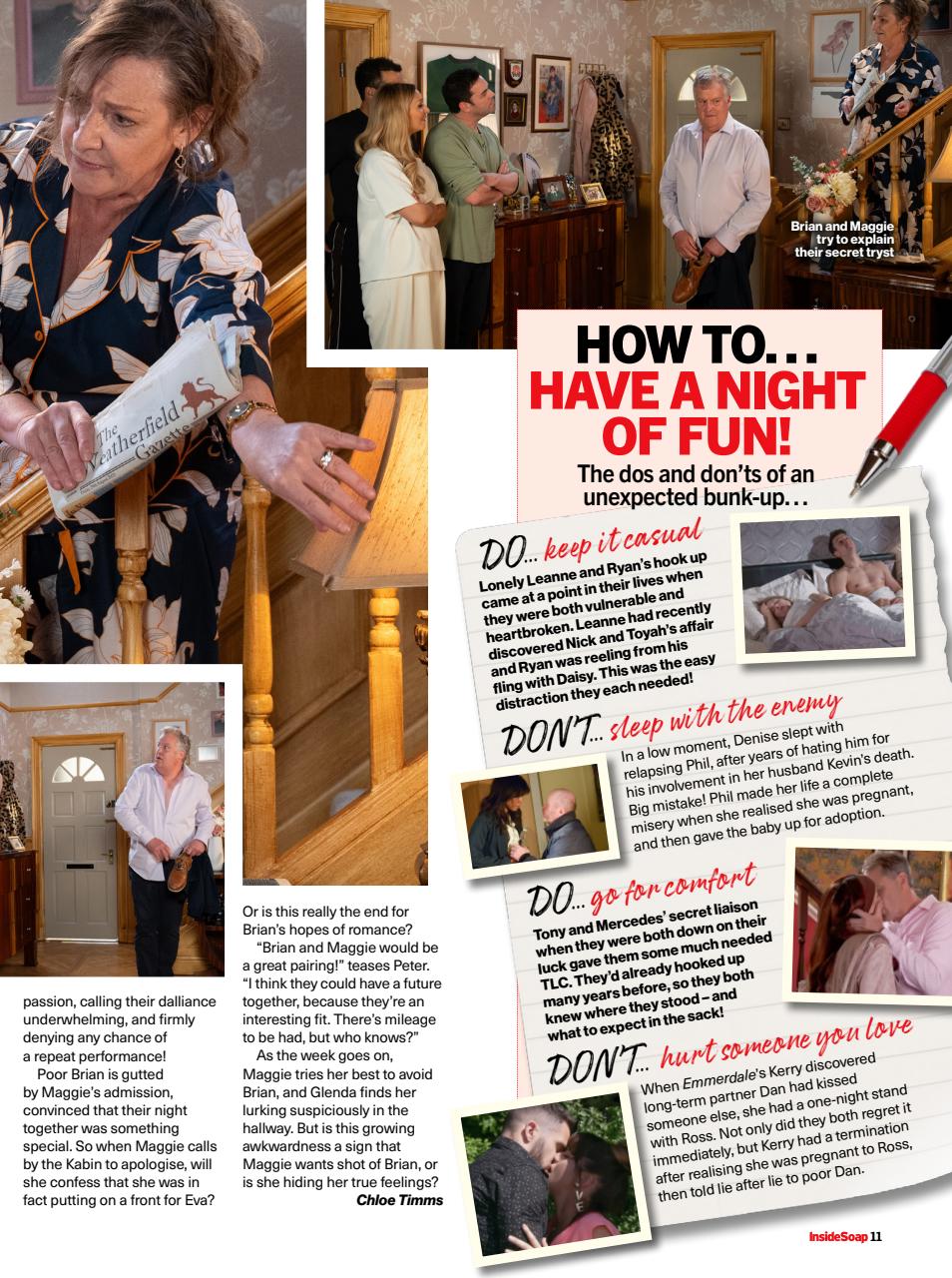 Inside Soap Preview Pages