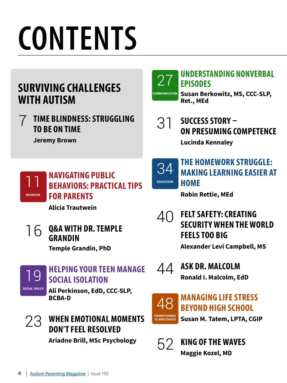 Autism Parenting Preview Pages
