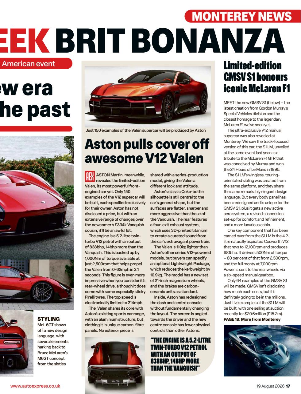 Auto Express Preview Pages
