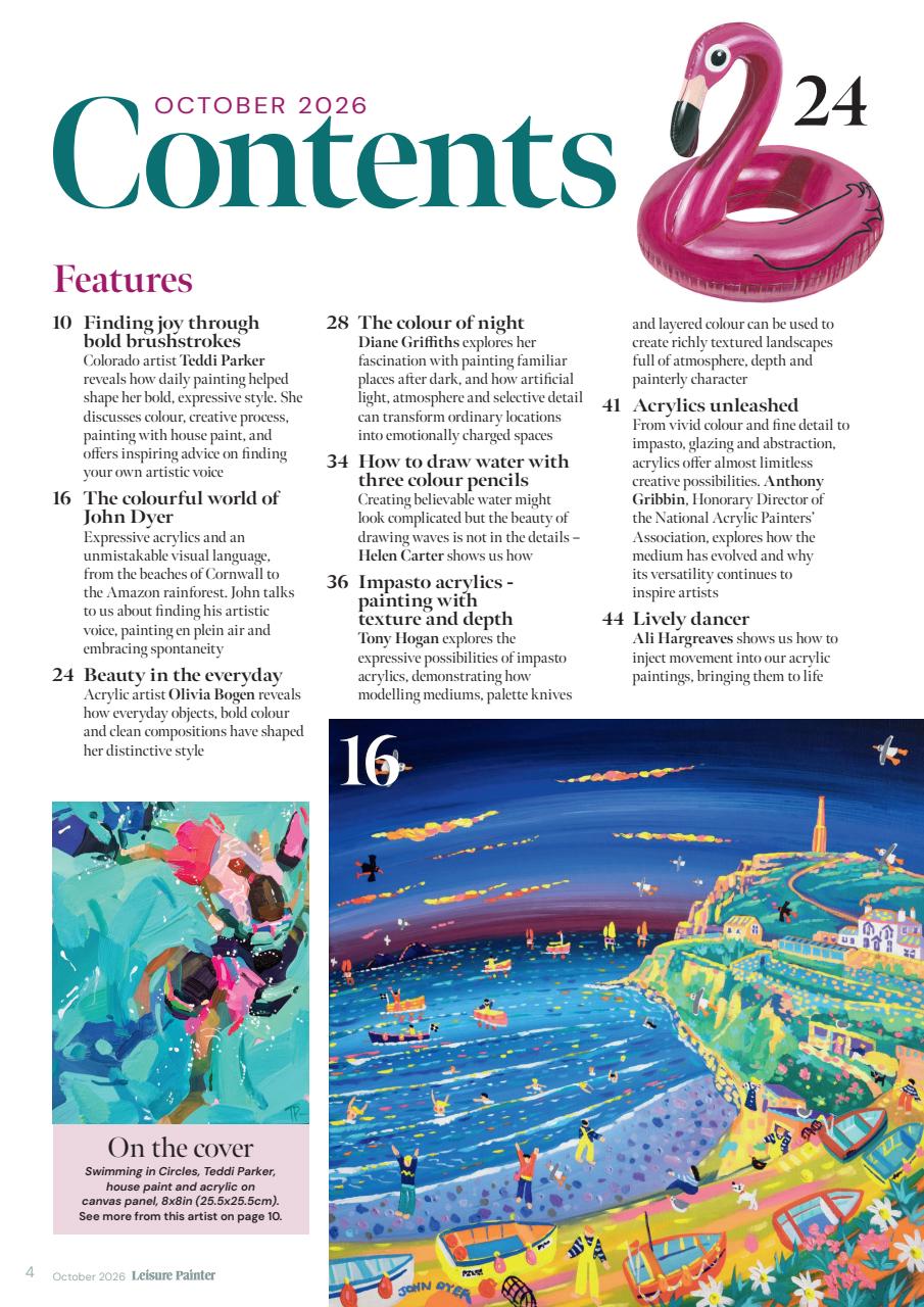 Leisure Painter & The Artist Preview Pages