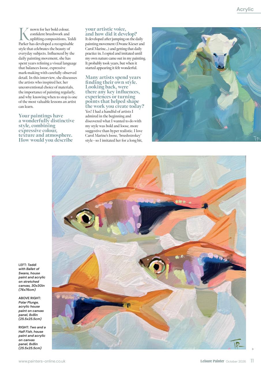 Leisure Painter & The Artist Preview Pages
