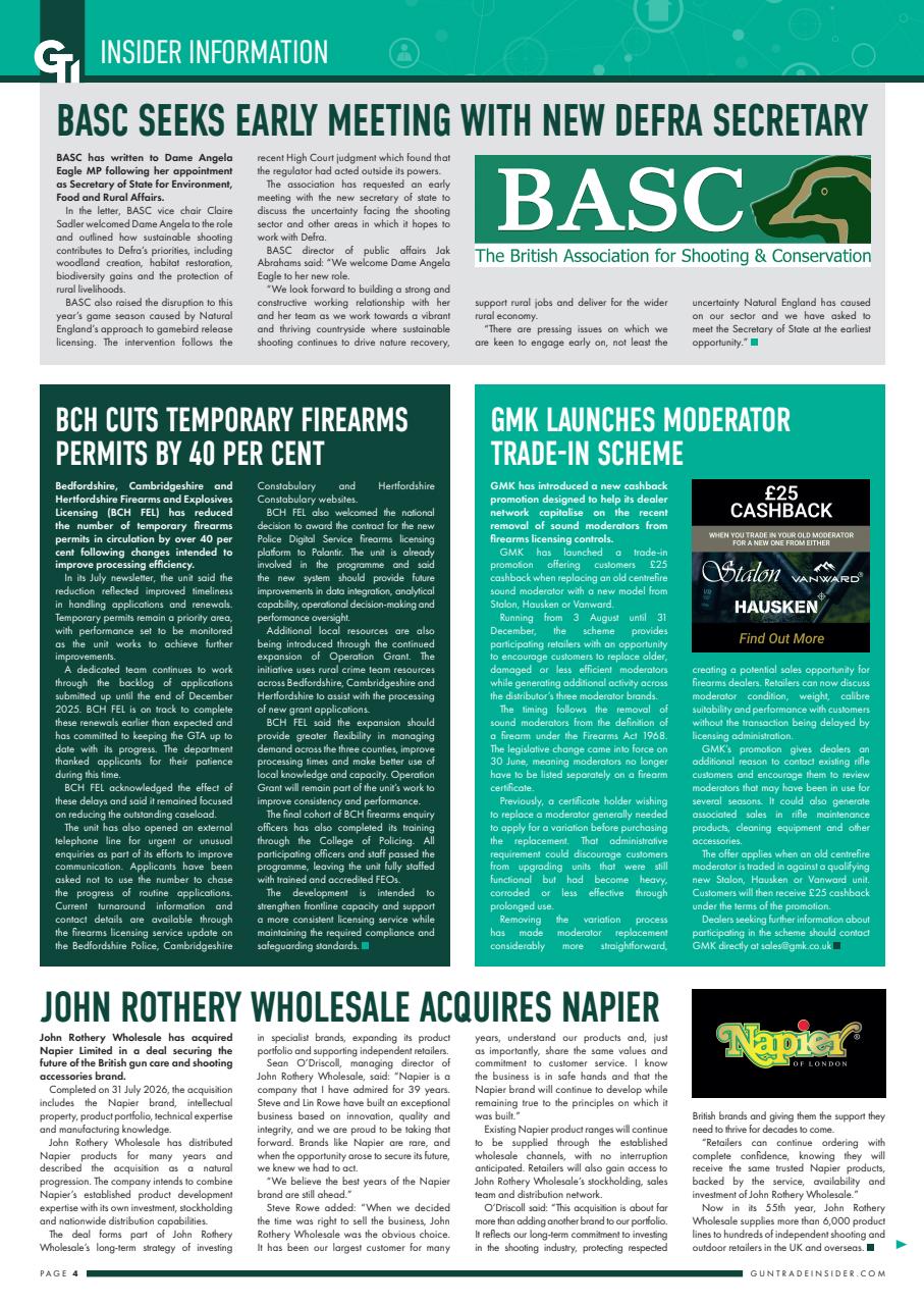 Gun Trade Insider Preview Pages