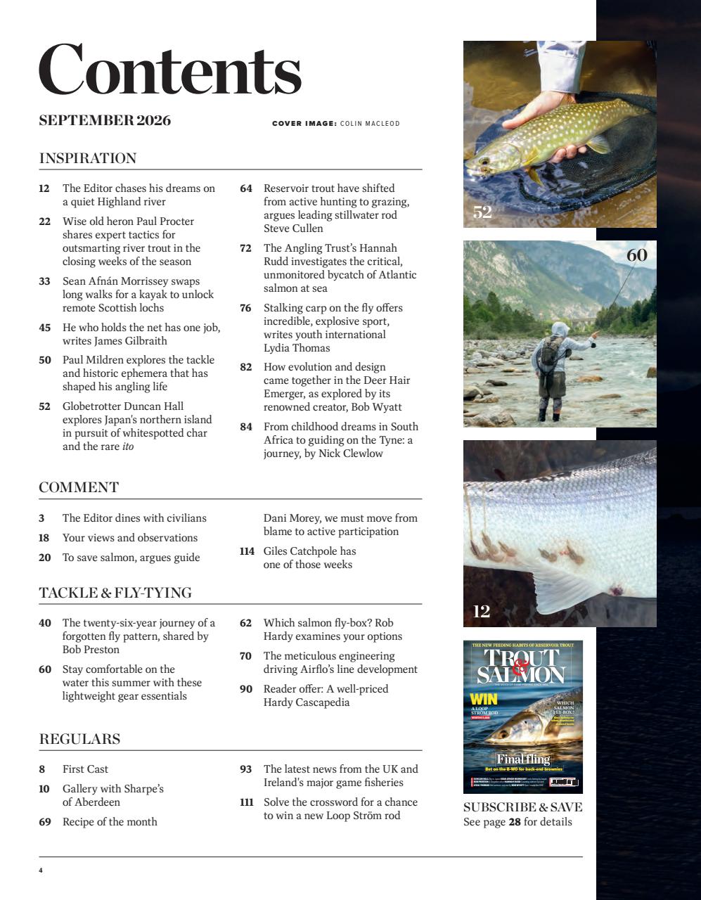Trout & Salmon Preview Pages