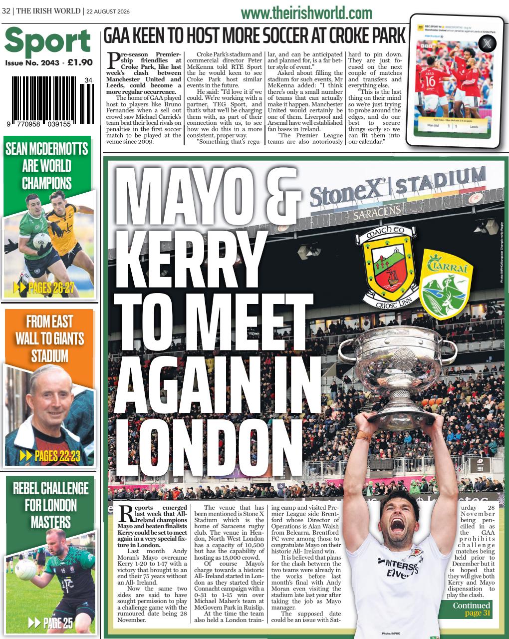 Irish World Preview Pages