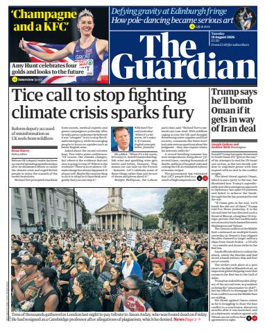 The Guardian Newspaper issue Tuesday, 18 August 2026