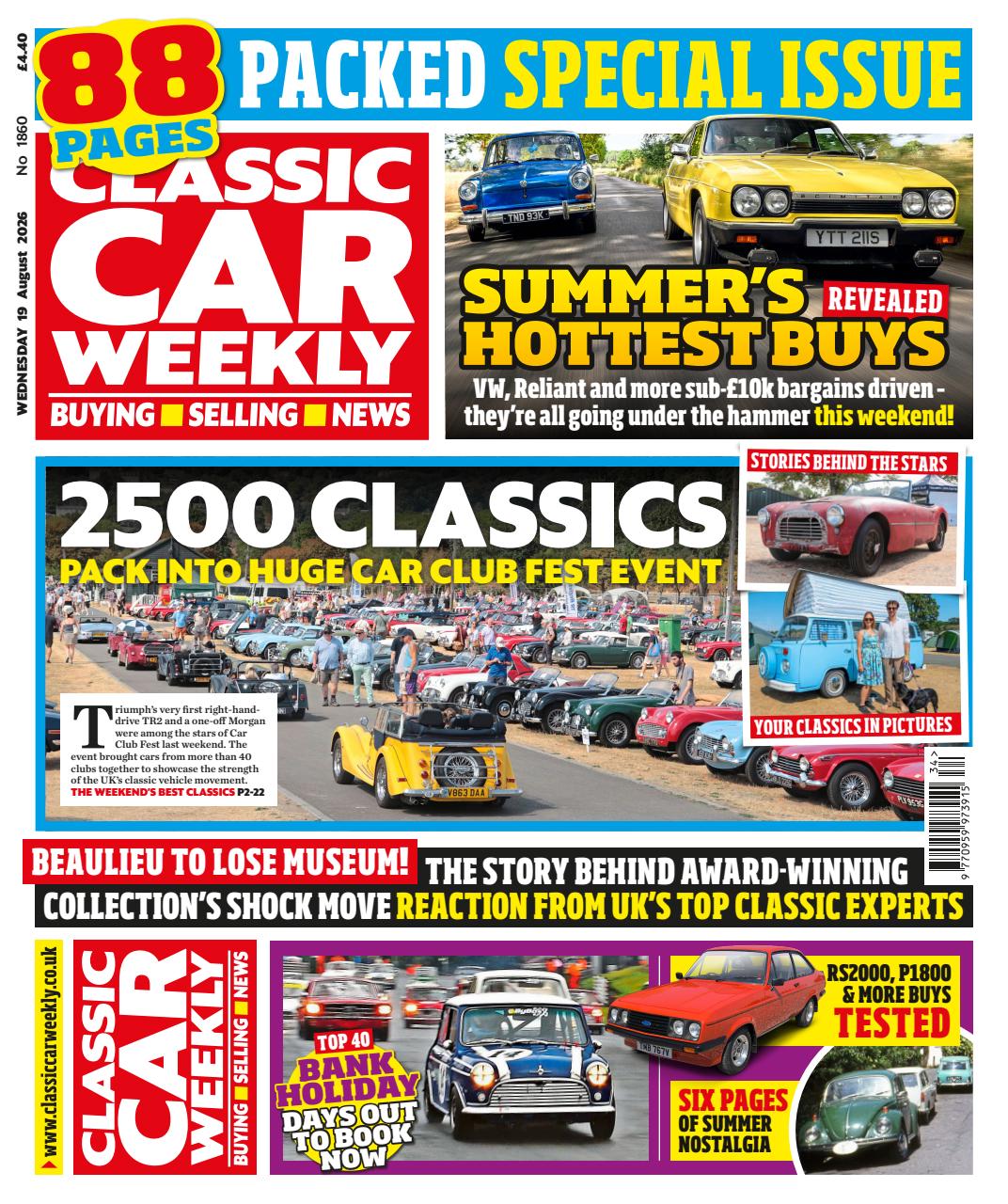 Classic Car Weekly Preview Pages